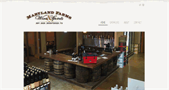 Desktop Screenshot of marylandfarmsws.com